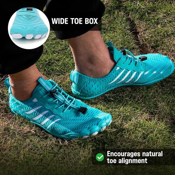 Barefoot Shoes Women Men Water Hiking Lightweight Non-Slip Grounded Footwear - Picture 6 of 7